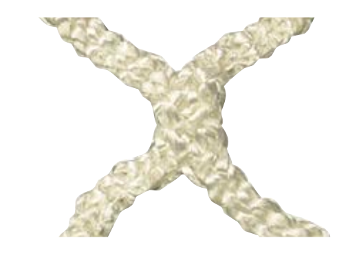 (#LGN-44X) Lacrosse ‐ Replacement Box Net (6mm ‐ 1‐1/2 in. Sq. 6mm Mesh with Lacing Cord) (4 ft.W x 4 ft.H x 4 ft.D) (White)