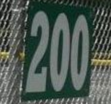 Metal Signs - Horizontal Outfield Distance Sign