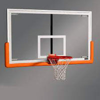 72" x 48" EZ-Strut Glass Backboard - For Four Corner Mount (#503156)