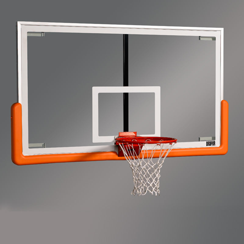 72" x 42" EZ-Strut Glass Backboard - For Four Corner Mount - Sport Biz