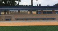 Wildcat Single-Tiered Player Bench