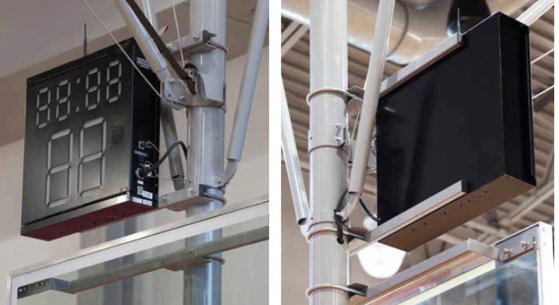 Shot Clock Brackets - Single Sided, T-Stem - (503005/503006)