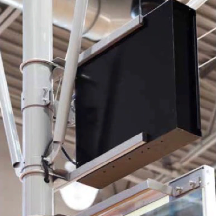 Shot Clock Brackets - Single Sided, T-Stem - (503005/503006)