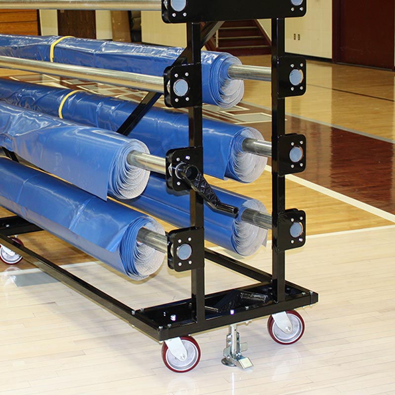 Gym Floor Cover Storage Cart - Sport Biz
