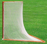 (#NETX1-G260) - SEAMLESS ONE-PIECE LACROSSE NET - (6’H x 6’W x 7’D) - WHITE Color