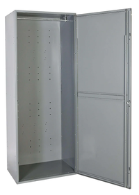 Uniform Exchange Locker - 1-Wide - Dark Grey - Assembled