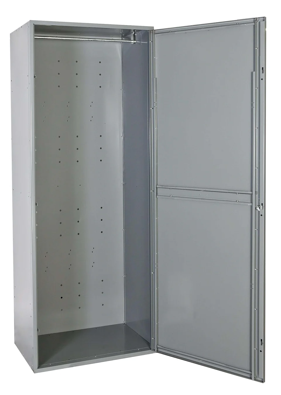 Uniform Exchange Locker - 1-Wide - Dark Grey - Assembled