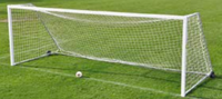 (#SGP-760PKG) - Soccer Goal ‐ Classic Official Square Goal Package (8 ft.H x 24 ft.W x 4 ft.B x 10 ft.D) ‐ NFHS, NCAA, FIFA Compliant