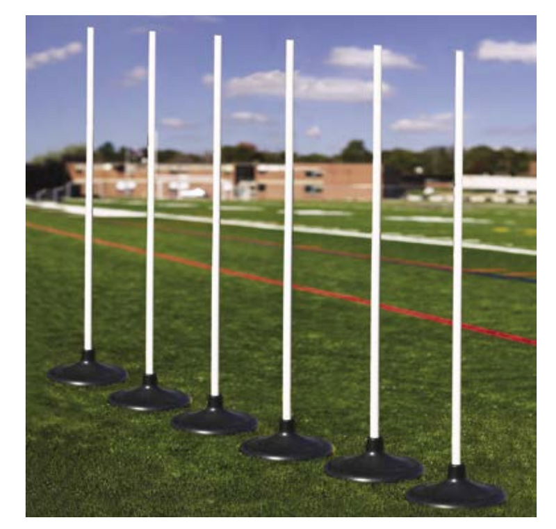 (#RBCS‐6) Coaching Sticks ‐ Premium with Rubber base (Set of 6)