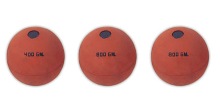 (#TRIBS) Rubber Javelin Balls Set (400g, 600g, & 800g)