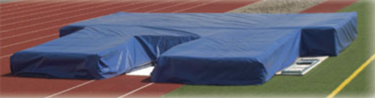 (#TP2021XA) High School Pole Vault Pit by Cantabrian - 32" high - All Weather Cover