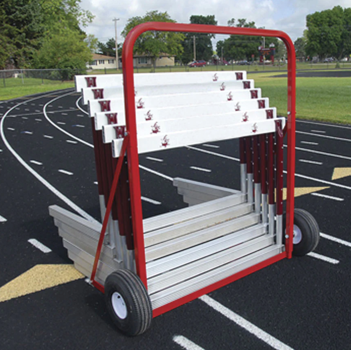 (#TH2WD) 2 Wheel Hurdle Cart
