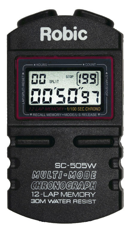 (#TSW505) 12 Memory Stopwatch with Lap Timer