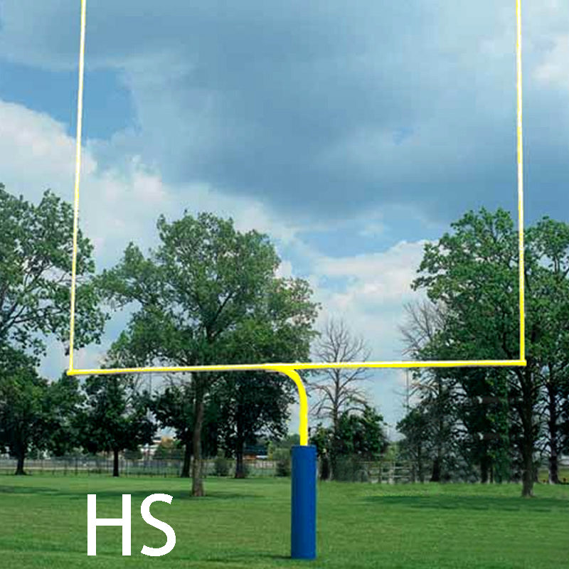 4-1/2" (11cm) Permanent/Semi-Permanent White High School Goalposts