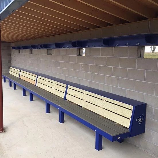 Valerio Player's Bench (for Baseball, Softball, and Other Dugouts ...